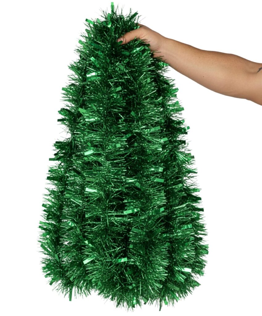 Christmas Tinsel Green Extra Long 10m Xmas Tree Bannister Fireplace Decoration Prop Home Merry D?or