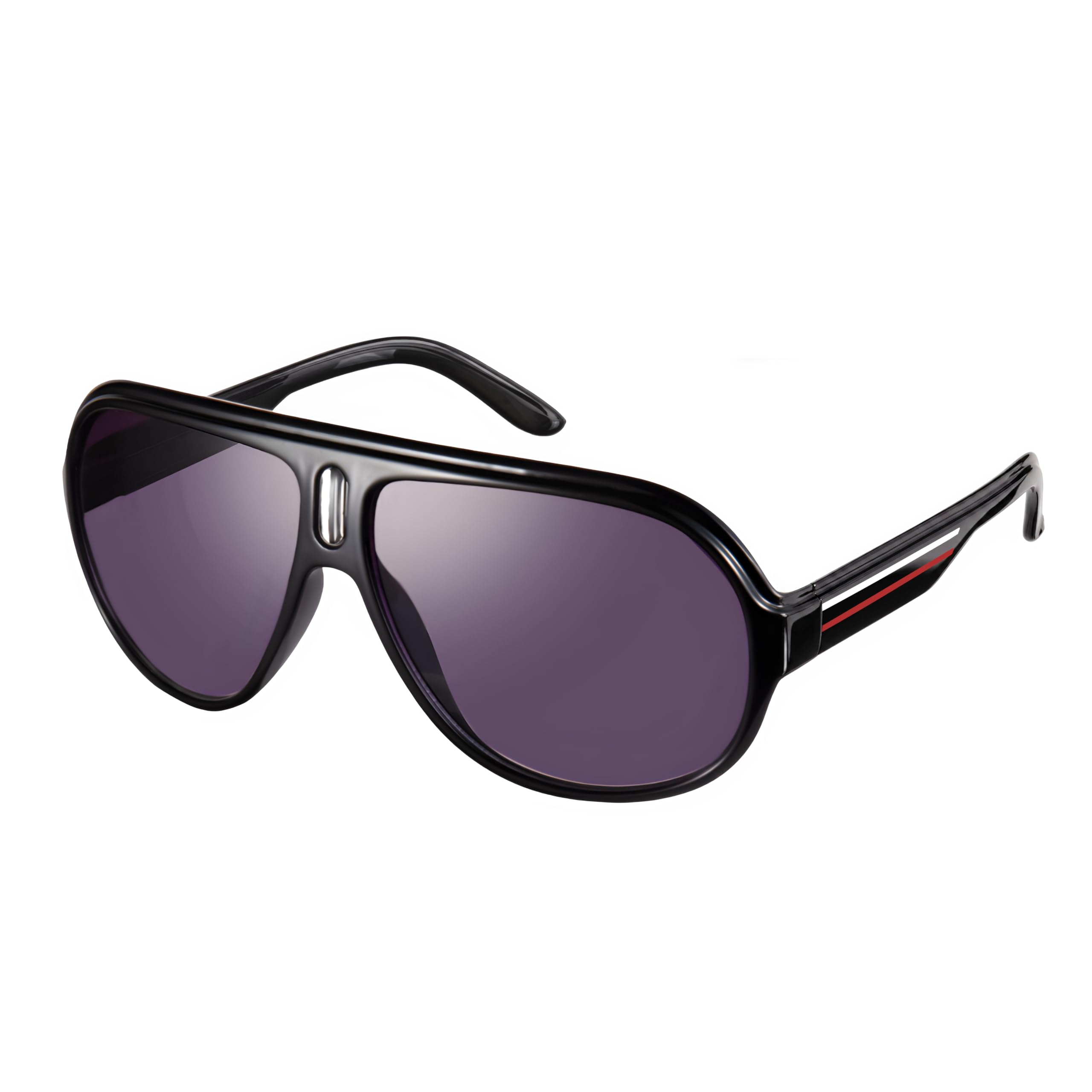 Billionaire Sunglasses Black Thick Frame Flight UV400 Sunglasses ? Durable Rim Luxury