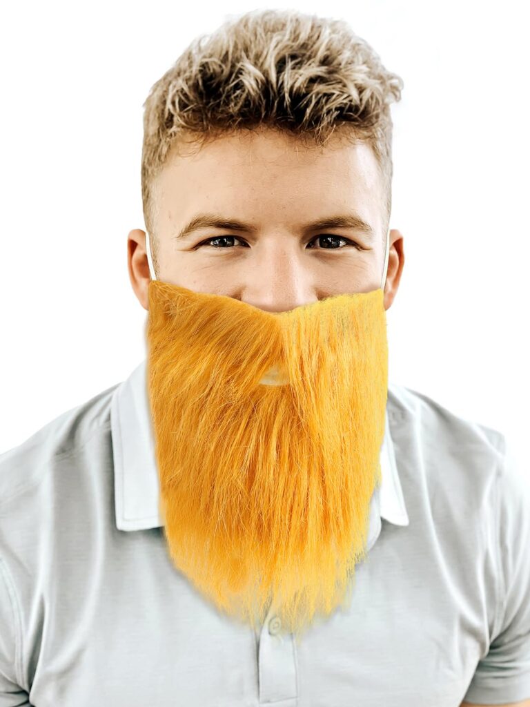 Fake Beard Ginger For Halloween Christmas Parties Costume Hair Accessory Outfit Novelty Joke
