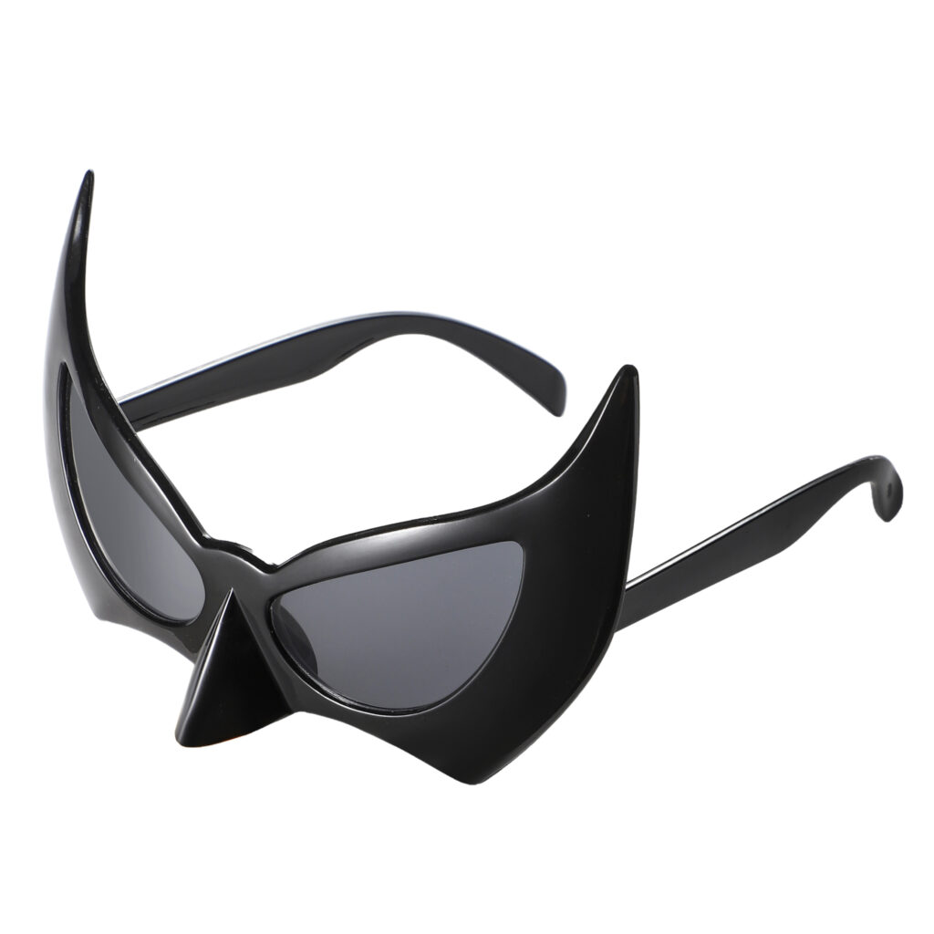 Halloween Novelty Glasses Sunglasses Costume Dress Eyewear Favours Cosplay Eyeglasses Black Bat Mask