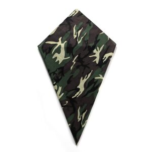 Camouflague Camo Paisley Bandana Head Scarf Headbands Handkerchief Cowboy Cotton Bib Party Face Covering Headwear For Motorcycling Mens Womens Unisex