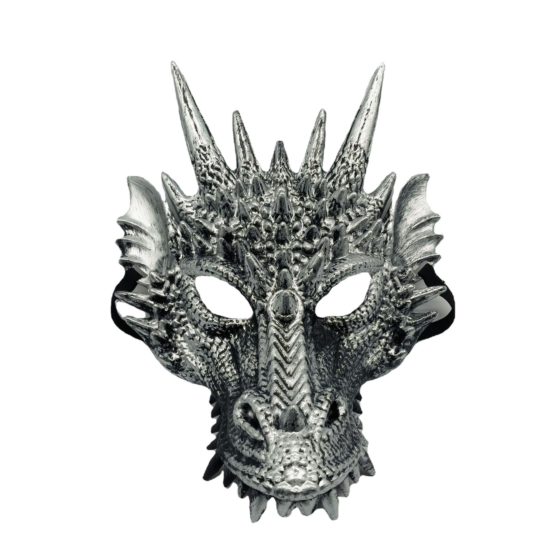 Dragon Silver Mask Halloween Adult Drake Lizard Costume Party Game Costume GOT Dungeons Thrones