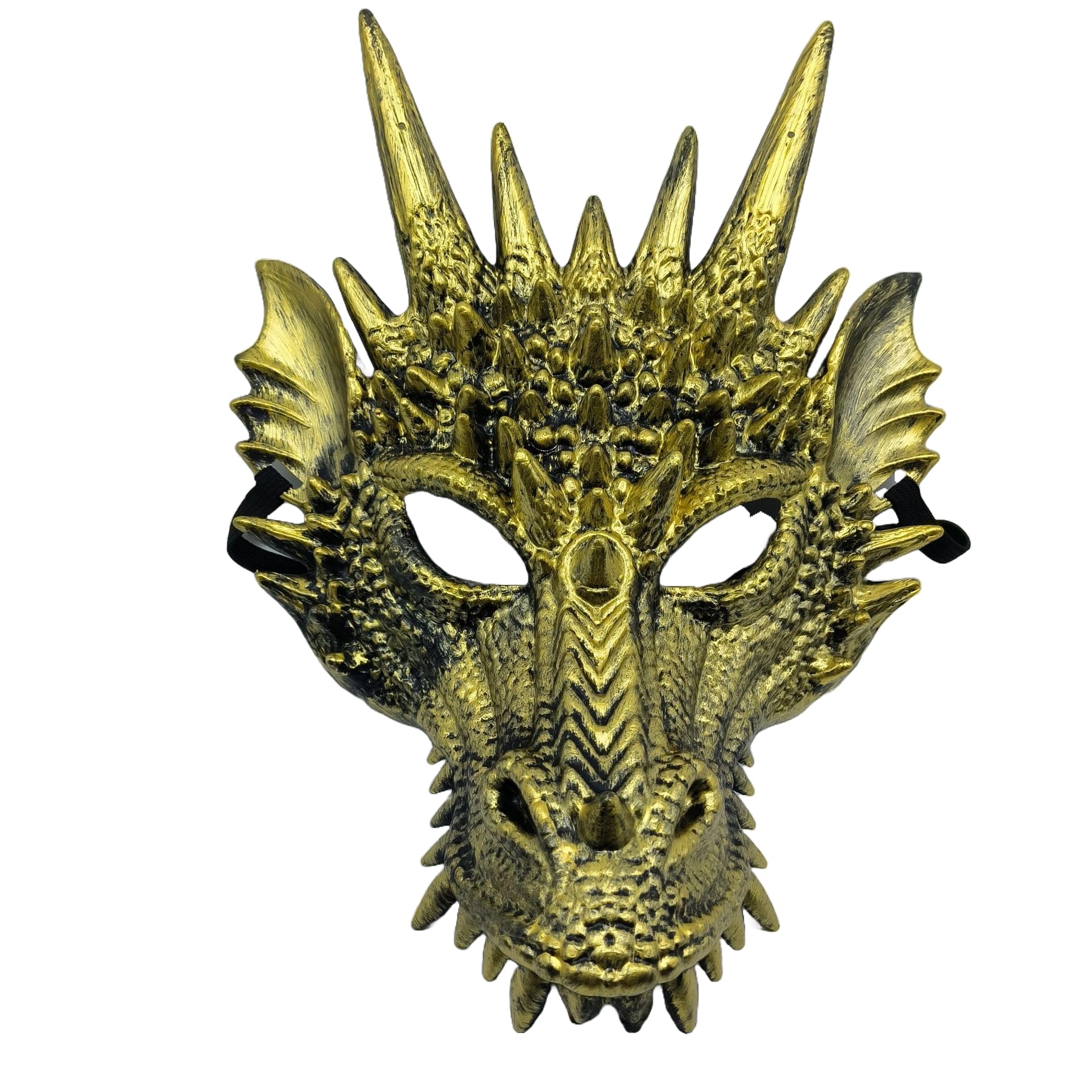 Dragon Gold Mask Halloween Adult Drake Lizard Costume Party Game Unisex Costume GOT Dungeons Thrones