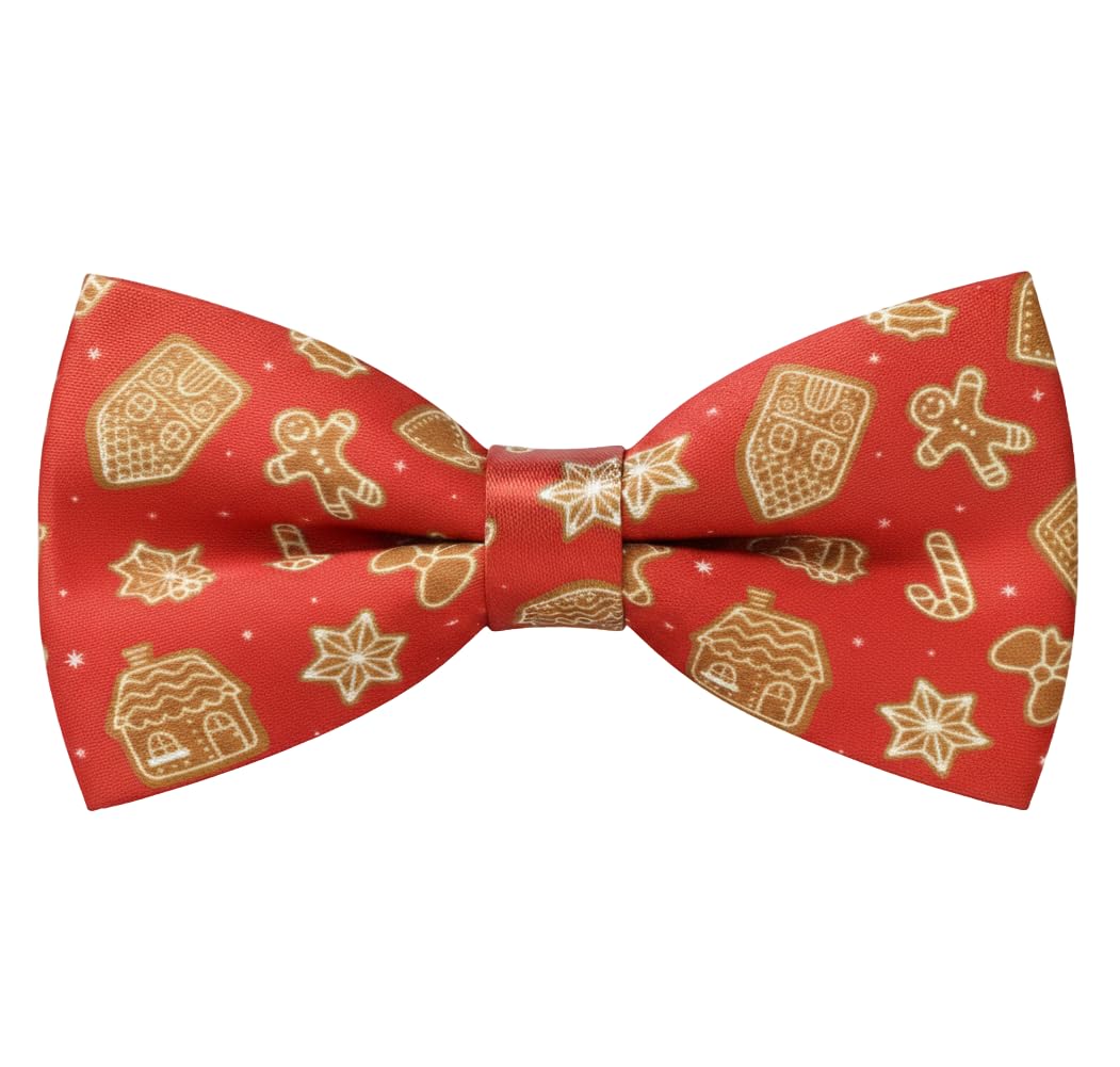 Christmas Bow Tie for Unisex, Novelty Xmas Party - Festive Bowtie Work Do, Events, or Secret Santa