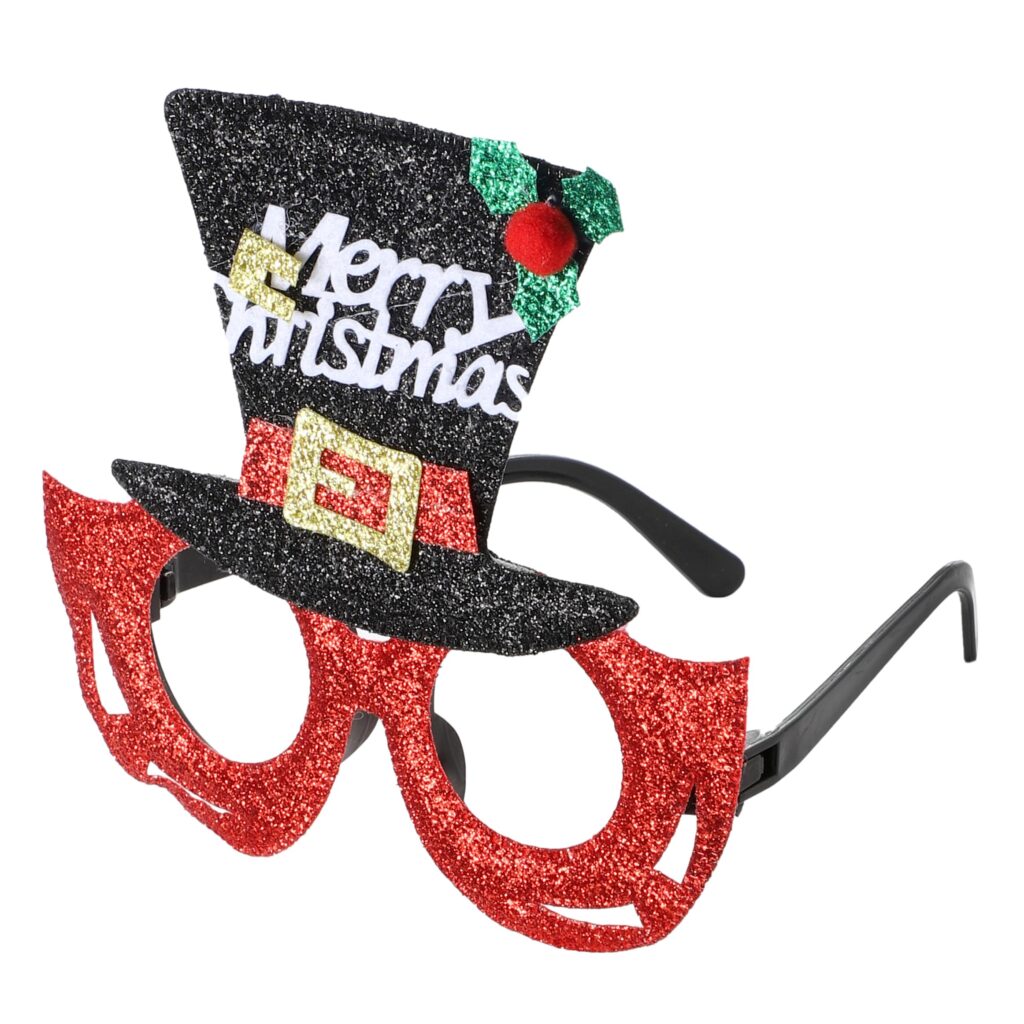 Christmas Glasses Sunglasses - Xmas Costume Eyewear Costume - Festive Favours Celebrations & Booth