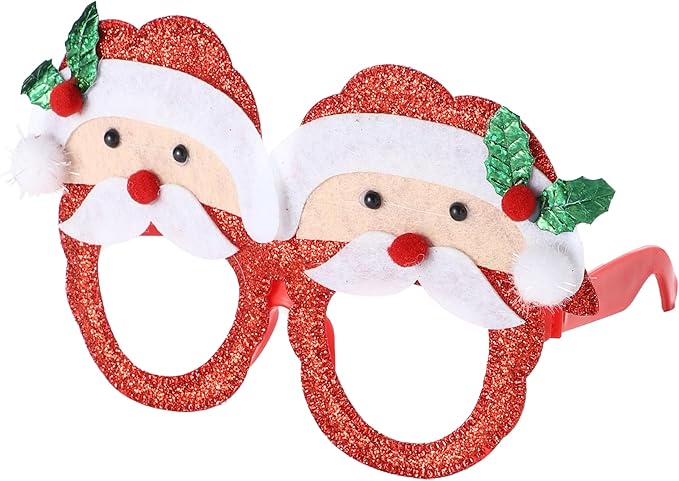 Christmas Glasses Sunglasses - Xmas Costume Eyewear Costume - Festive Favours Celebrations & Booth