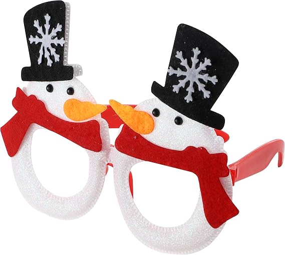 Christmas Glasses Sunglasses - Xmas Costume Eyewear Costume - Festive Favours Celebrations & Booth