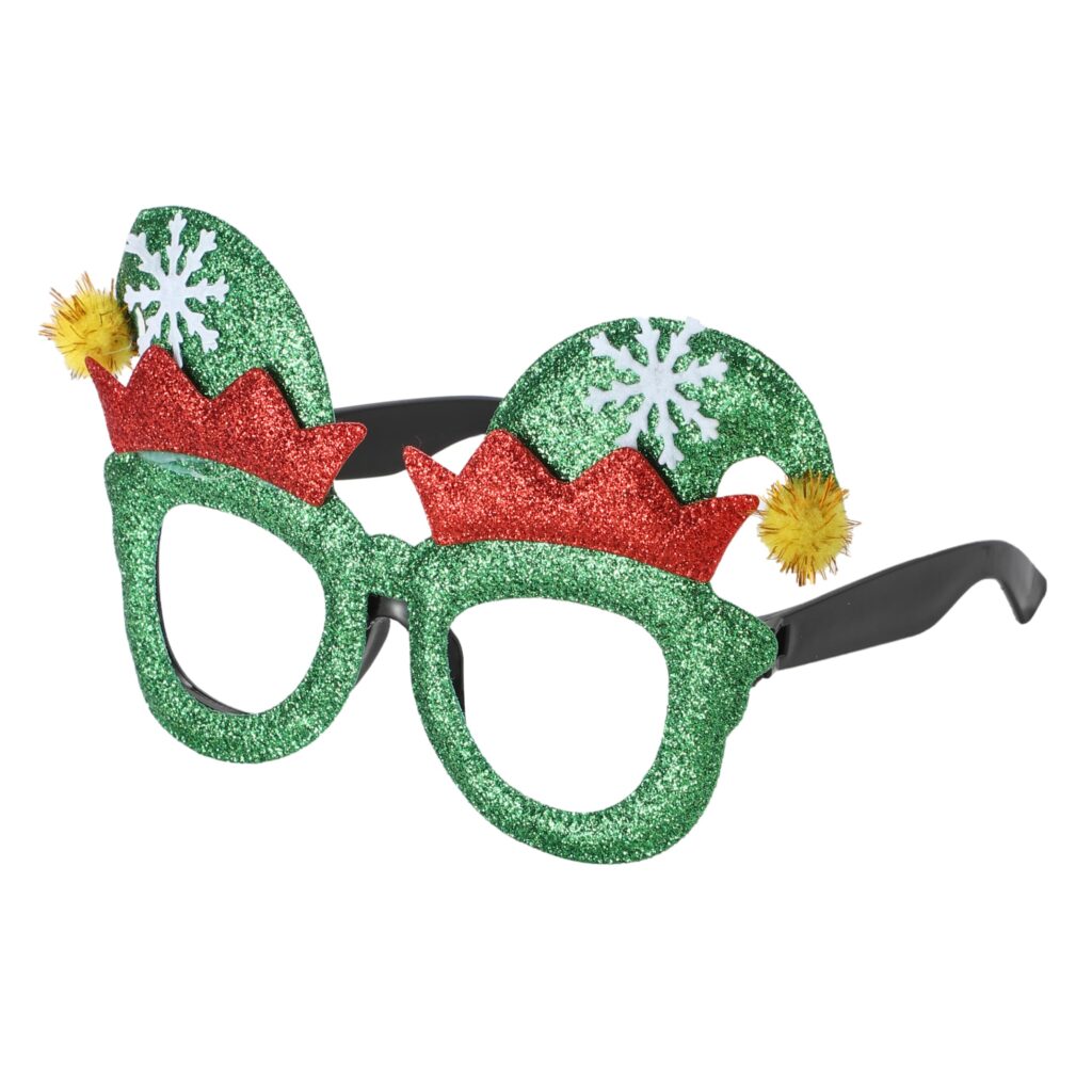Christmas Glasses Sunglasses - Xmas Costume Eyewear Costume - Festive Favours Celebrations & Booth