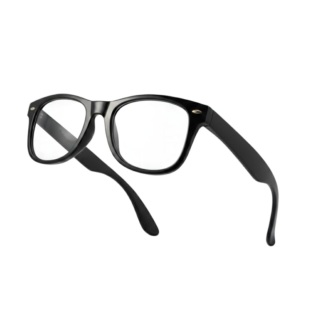 Halloween Black Nerd Geek Glasses Clear Lens Drifter Retro Shades Thick Frame Unisex Men