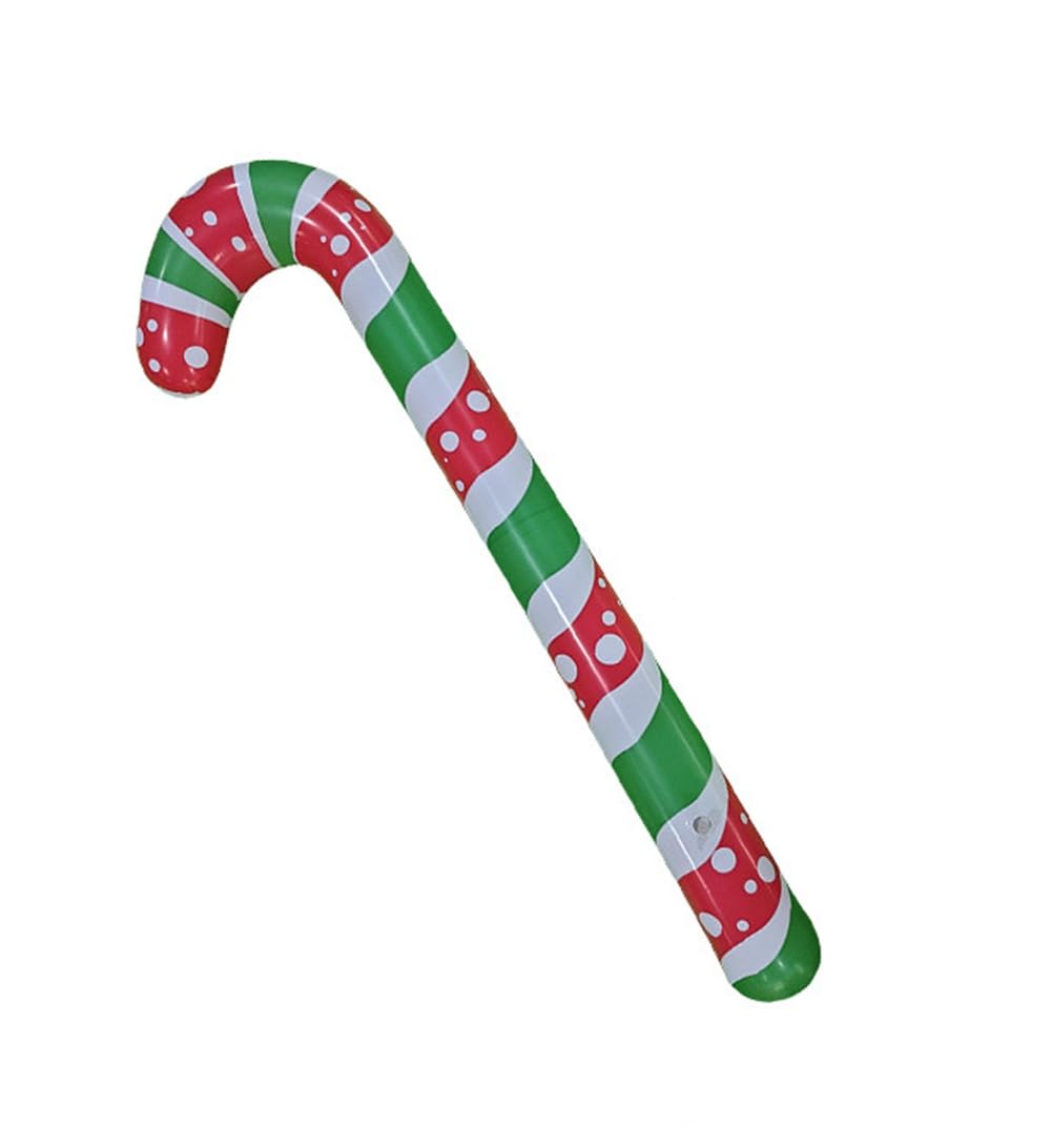 Candy Cane Inflatable Christmas Decoration 90cm D?cor Colourful Fun Novelty Xmas Giant Blow Up Candy Sweet Stick Ornament