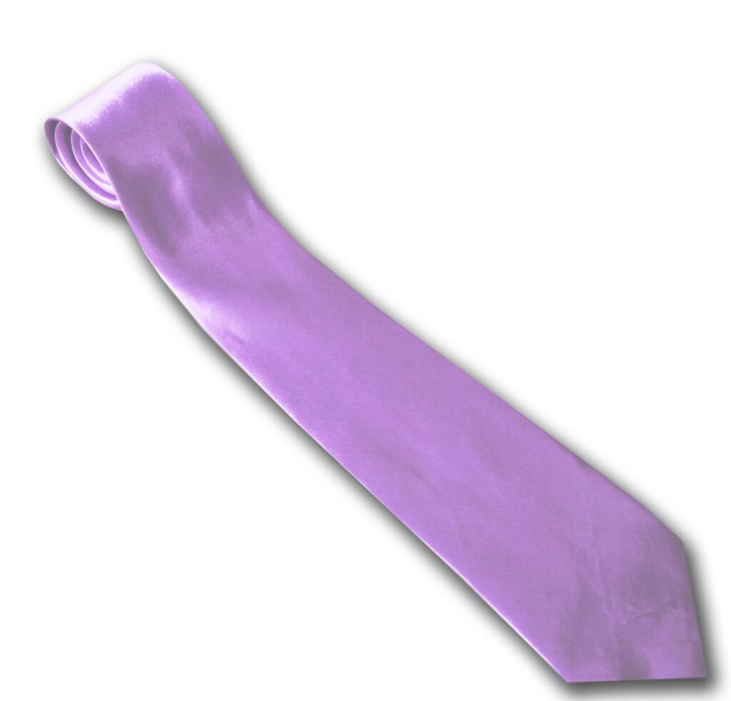 Light Purple Tie Mens Formal Wear Plain Wedding Party Business Funeral Solid Classic Necktie Ti12