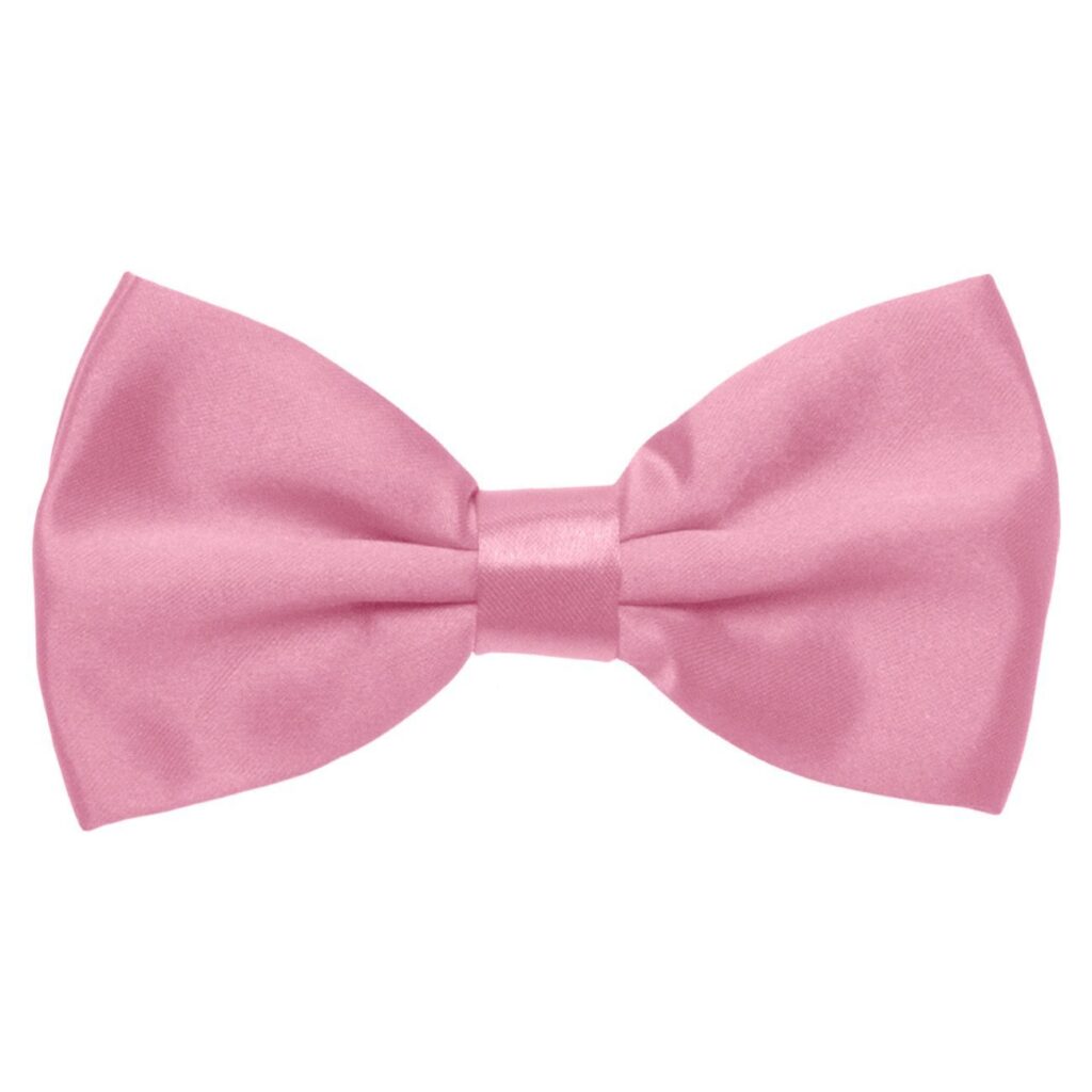 Pre-Tied Bow Tie Adjustable Neck Formal Party Prom Wedding Bowtie Premium Light Pink BT18