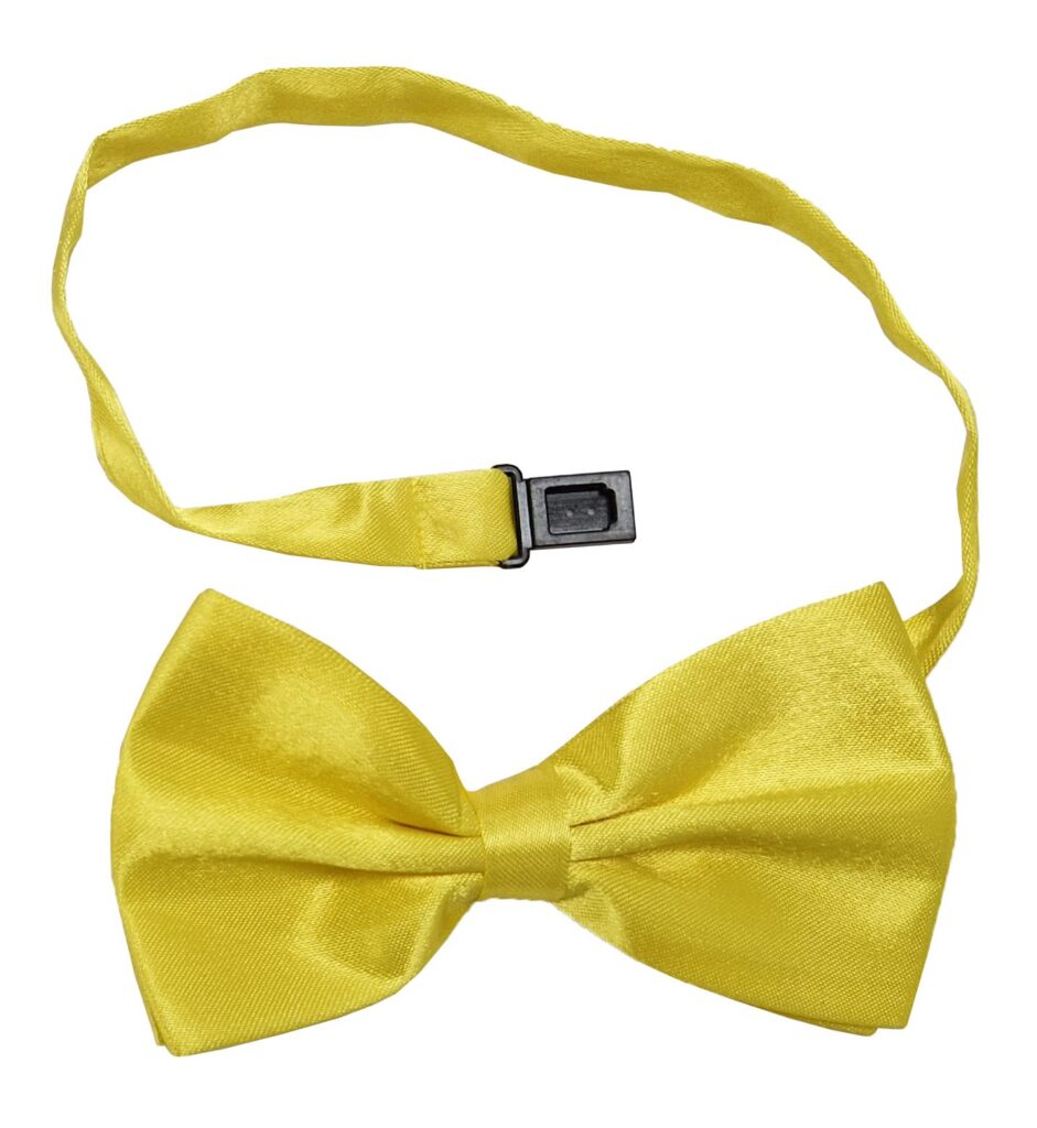 Pre-Tied Bow Tie Adjustable Neck Formal Party Prom Wedding Bowtie Premium Yellow BT2