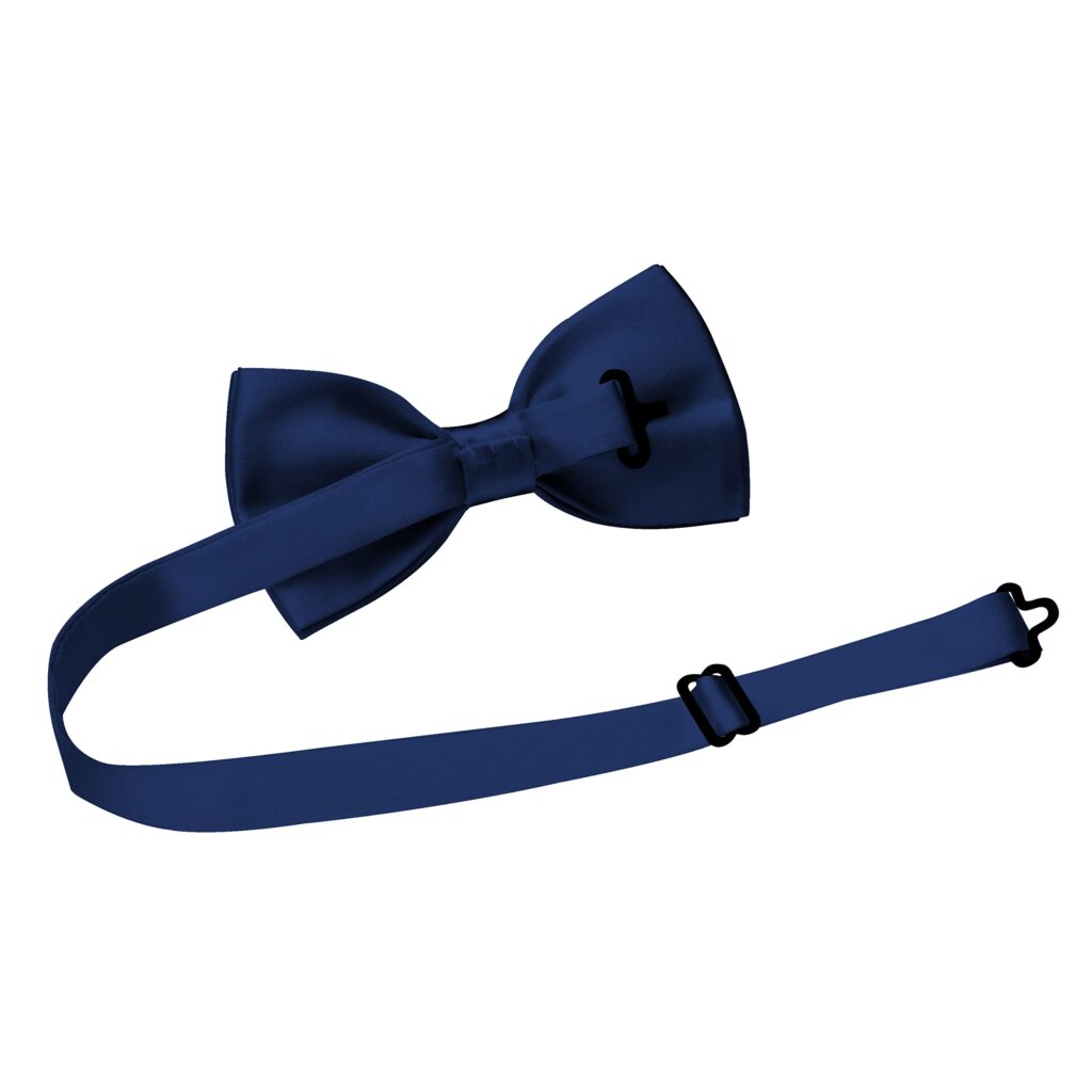 Pre-Tied Bow Tie Adjustable Neck Formal Party Prom Wedding Bowtie Premium Dark Blue BT24