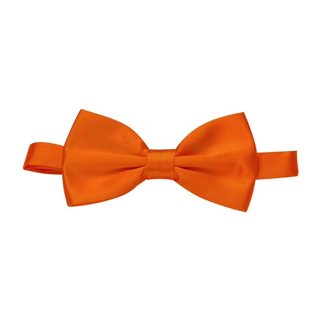 Pre-Tied Bow Tie Adjustable Neck Formal Party Prom Wedding Bowtie Premium Neon Orange BT29
