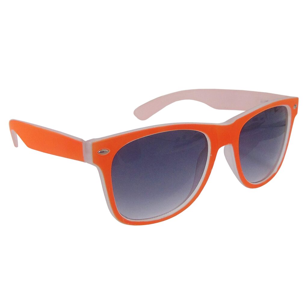 Neon Orange Drifter Style Sunglasses UV400 Protection Unisex Men Women Sports Travel NG1