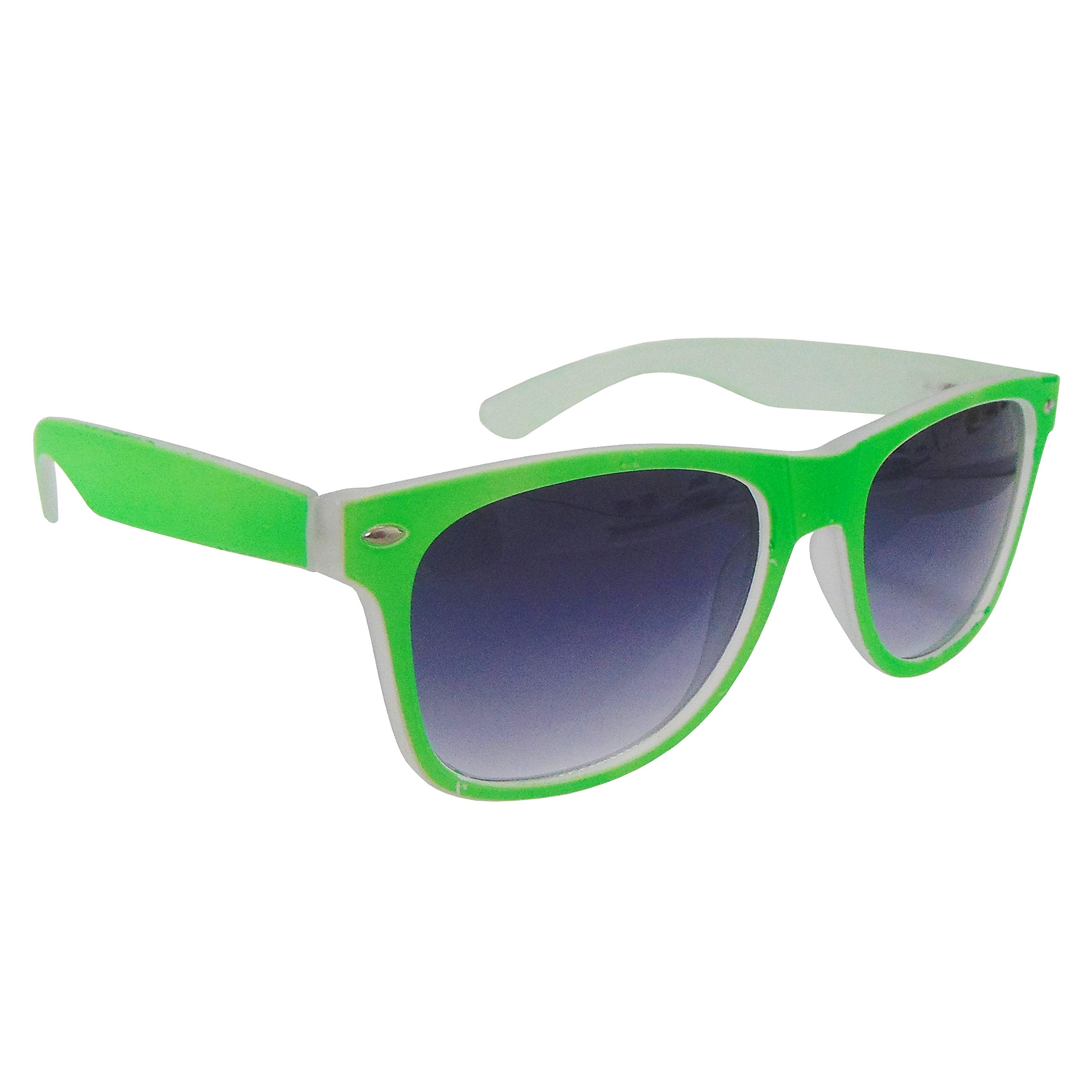 Neon Green Drifter Style Sunglasses UV400 Protection Unisex Men Women Sports Travel NG1